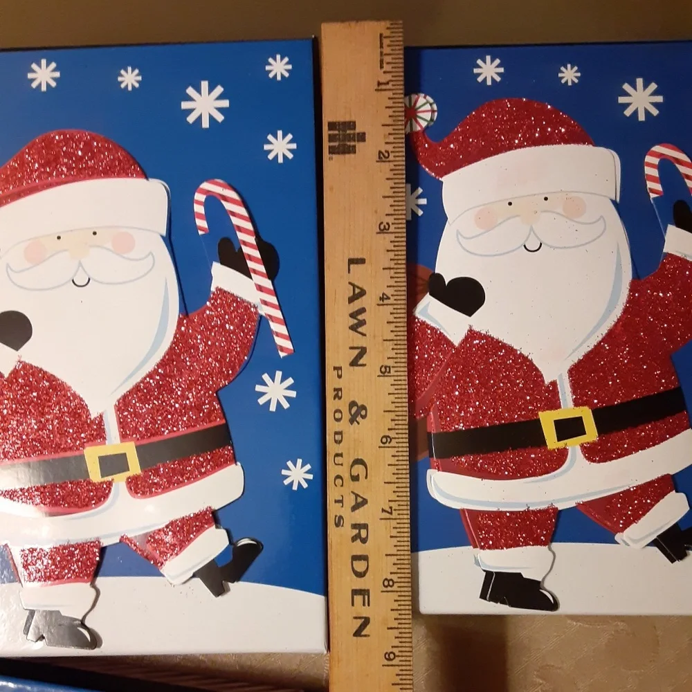 Santa Clause Set of 4 Nesting Boxes